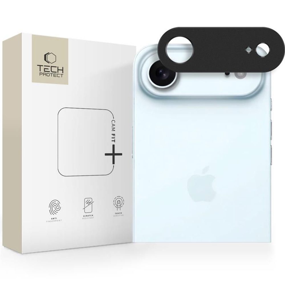 Levně Tech-Protect Camalloy Fit+, ochranný kryt fotoaparátu, iPhone Air, černý