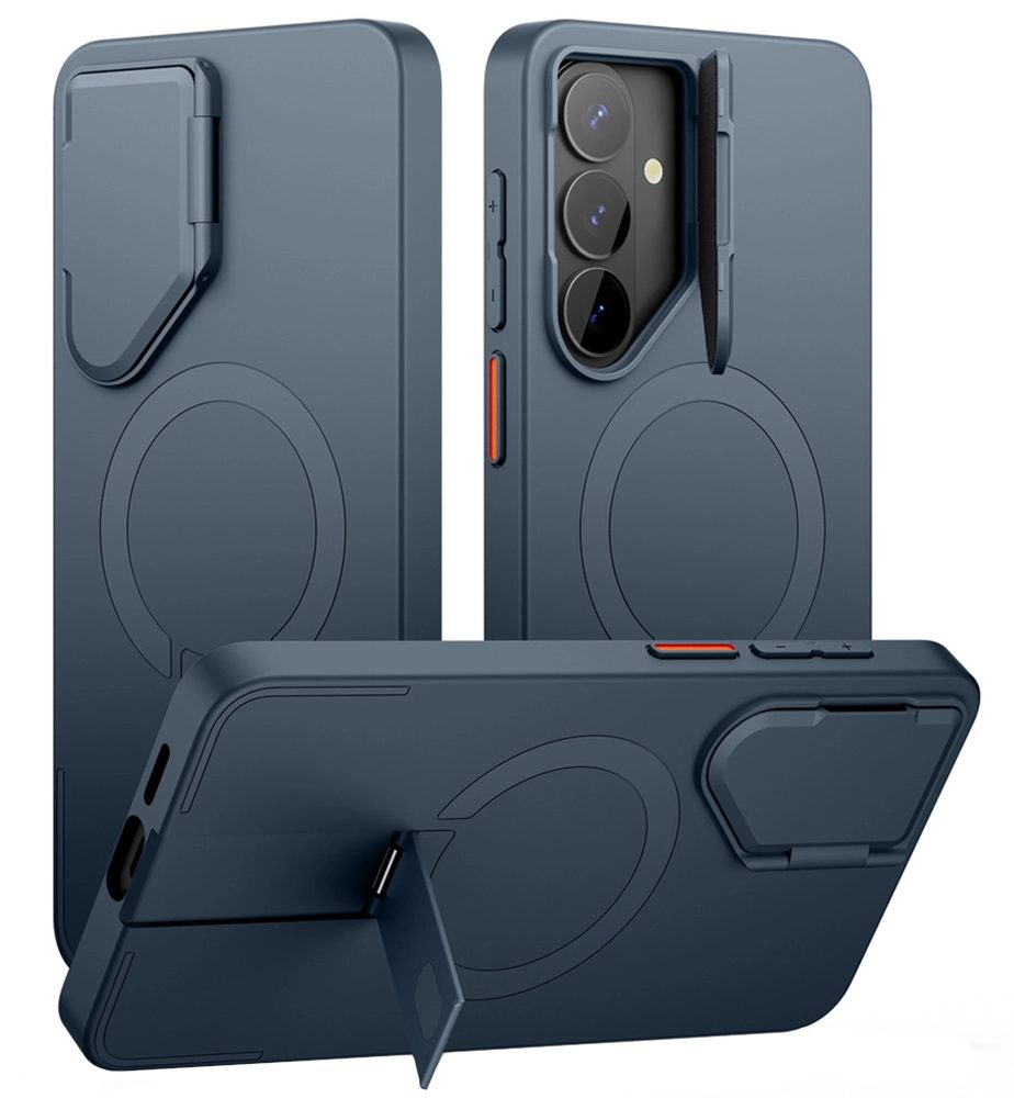 Levně Suritch MagSafe Kickstand Camprotector obal Samsung Galaxy S26 Plus, modrý