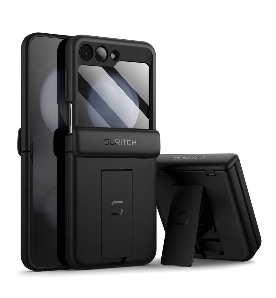 Suritch 360 tok Samsung Galaxy Z Flip 5, fekete