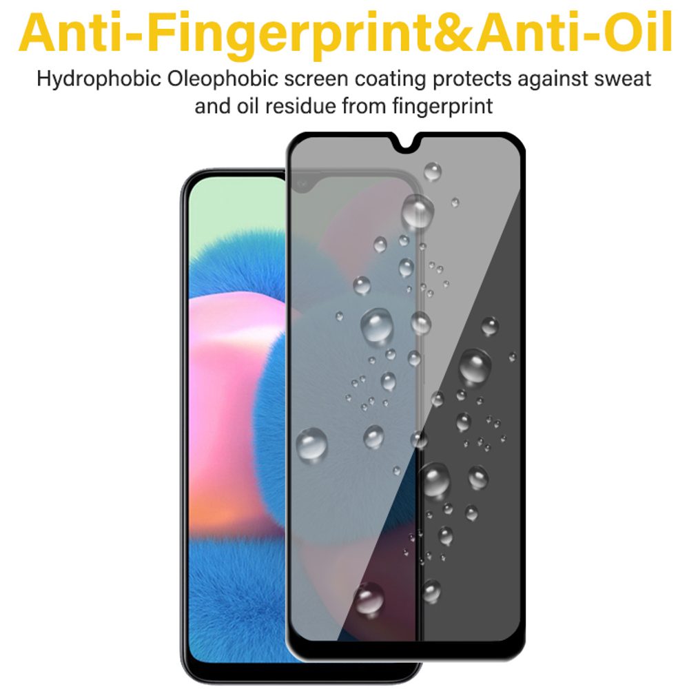 Privacy 5D Edzett üveg, Samsung Galaxy A50