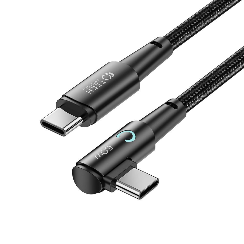 Tech-Protect UltraBoost L USB-C Kabel 60W / 6A, 1 M, Sivi