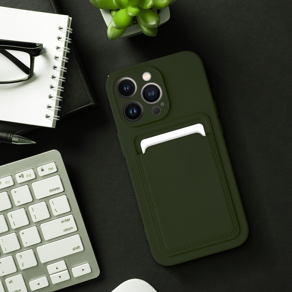 Husă Card Case, Xiaomi Redmi Note 12 Pro 5G, Verde