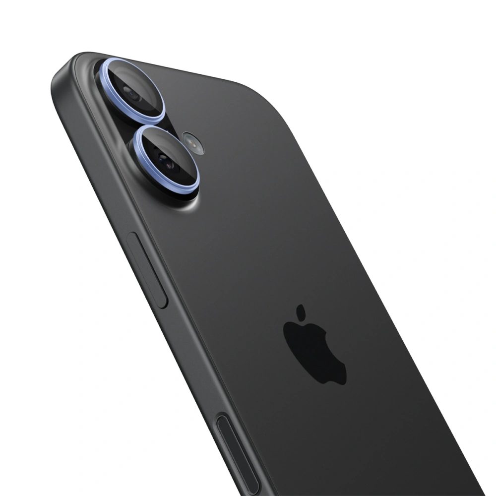 Spigen Optik.TR Ez Fit ochrana fotoaparátu, 2 kusy, iPhone 16 / 16 Plus / 17, modrá