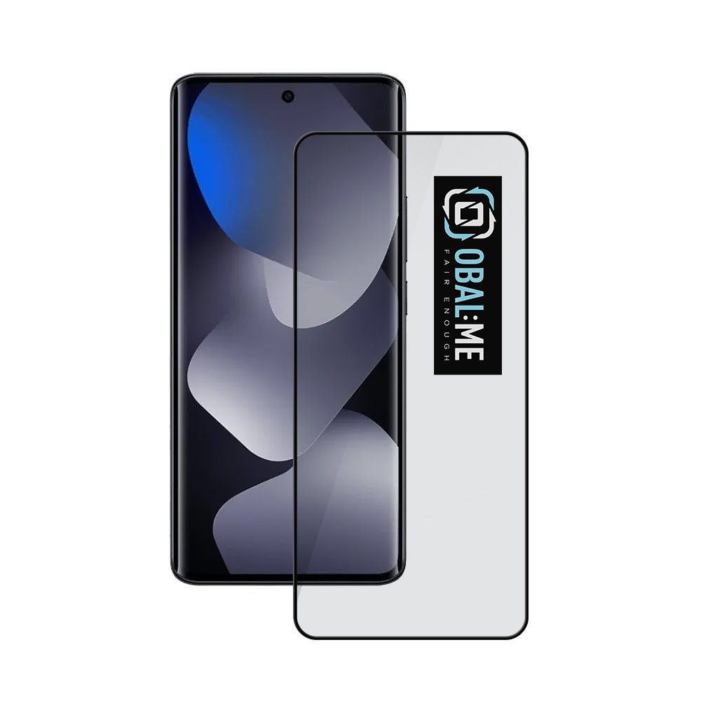 OBAL:ME Sticlă Securizată 5D pentru Xiaomi Redmi Note 15 4G / 5G / Poco M8 5G, neagră