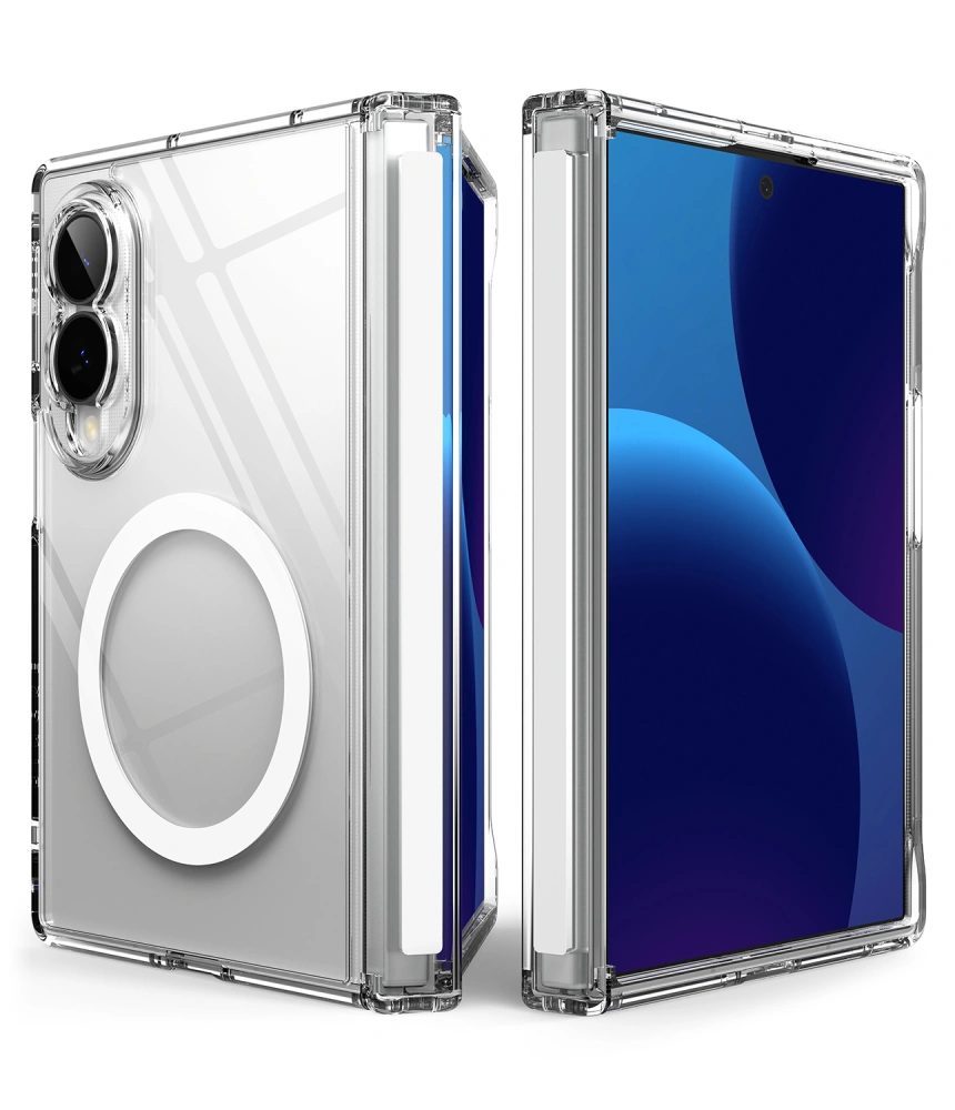 Ringke Fusion Flap Magnetic MagSafe maska, Samsung Galaxy Z Fold 8, prozirna