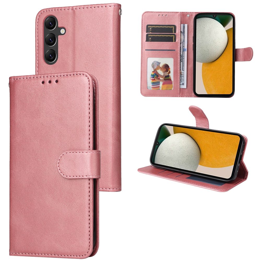 Mágneses tok, Samsung Galaxy A15, rózsaszín