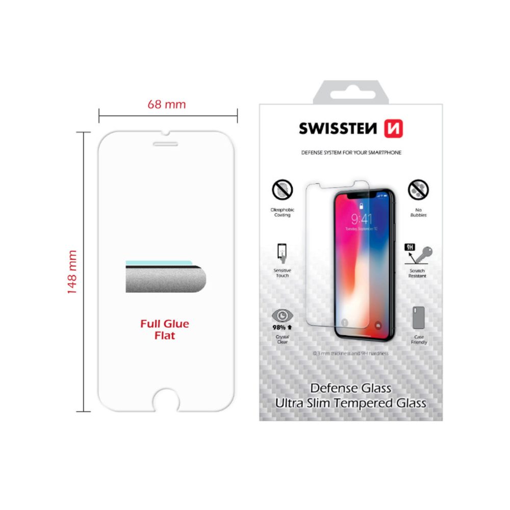 Swissten 2,5D Zaščitno Kaljeno Steklo, Apple IPhone 6 PLUS / 6S PLUS