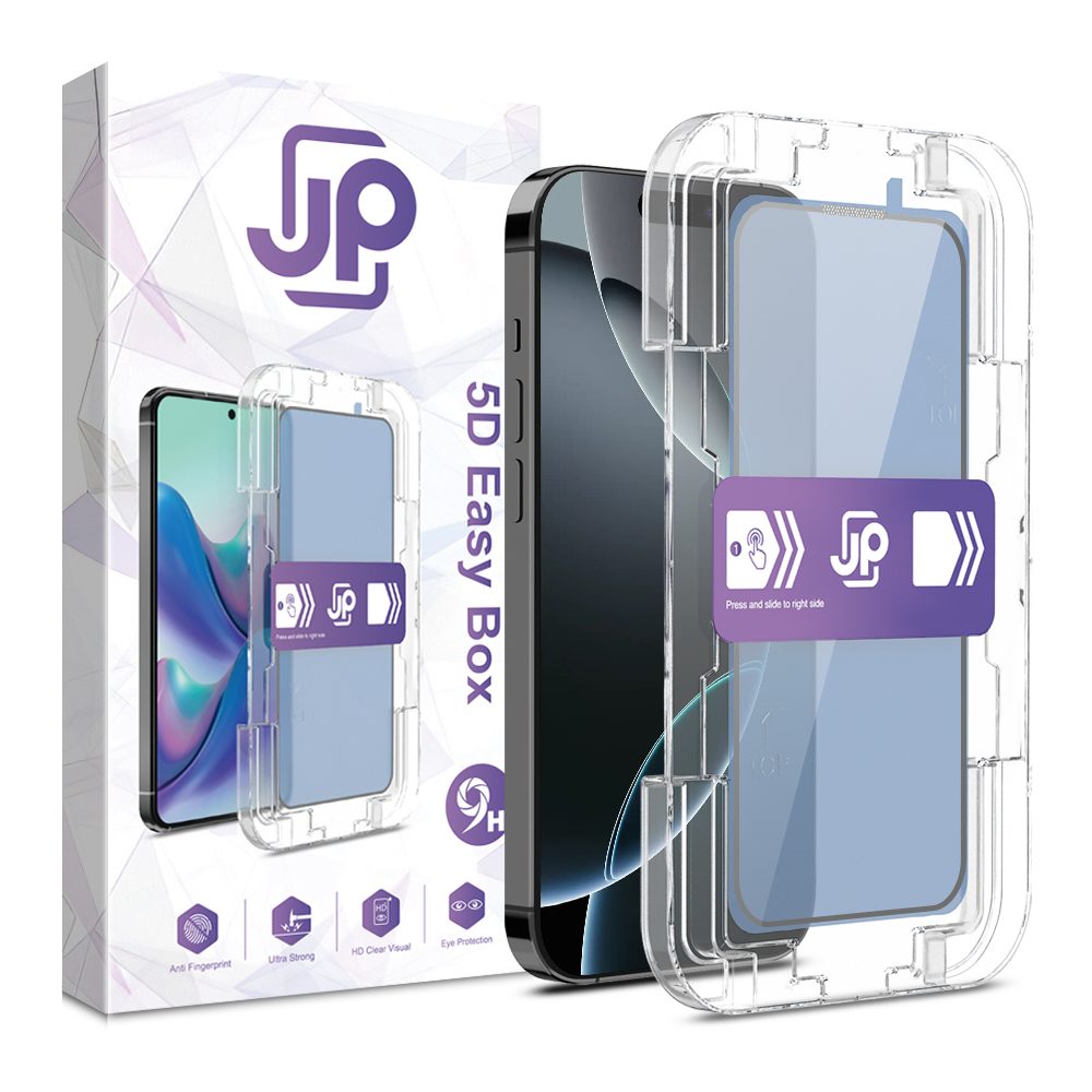 Levně JP Easy Box 5D Tvrzené sklo, iPhone 16 Pro