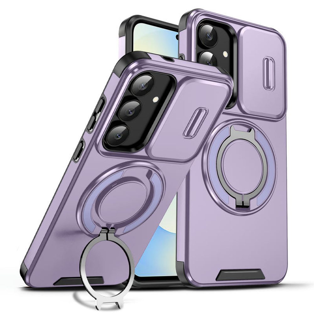 Husă Camslide Stand, Samsung Galaxy S25 FE / S26 FE, mov