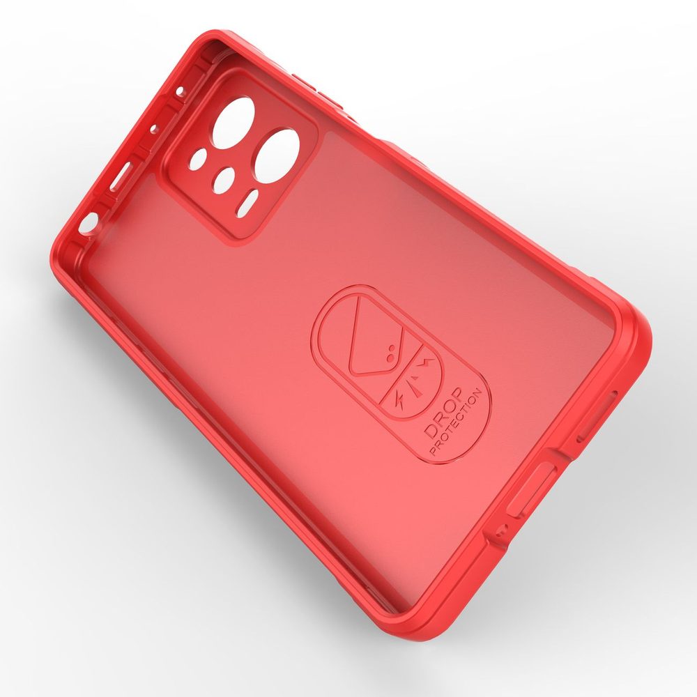 Husă Magic Shield, Xiaomi Redmi Note 12 Pro / Poco X5 Pro 5G, Roșu