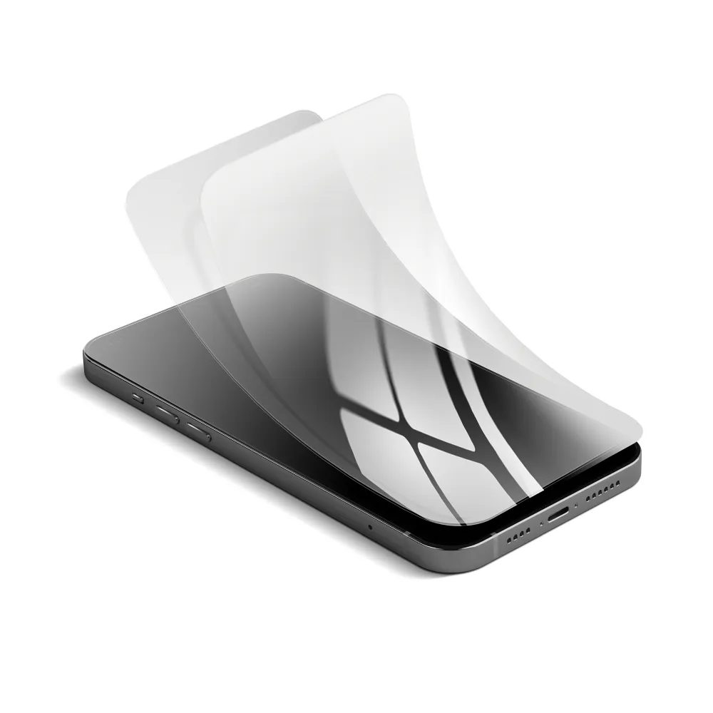 Hibridno Steklo Forcell Flexible Nano Glass, IPhone 14 Pro Max, Prozorno