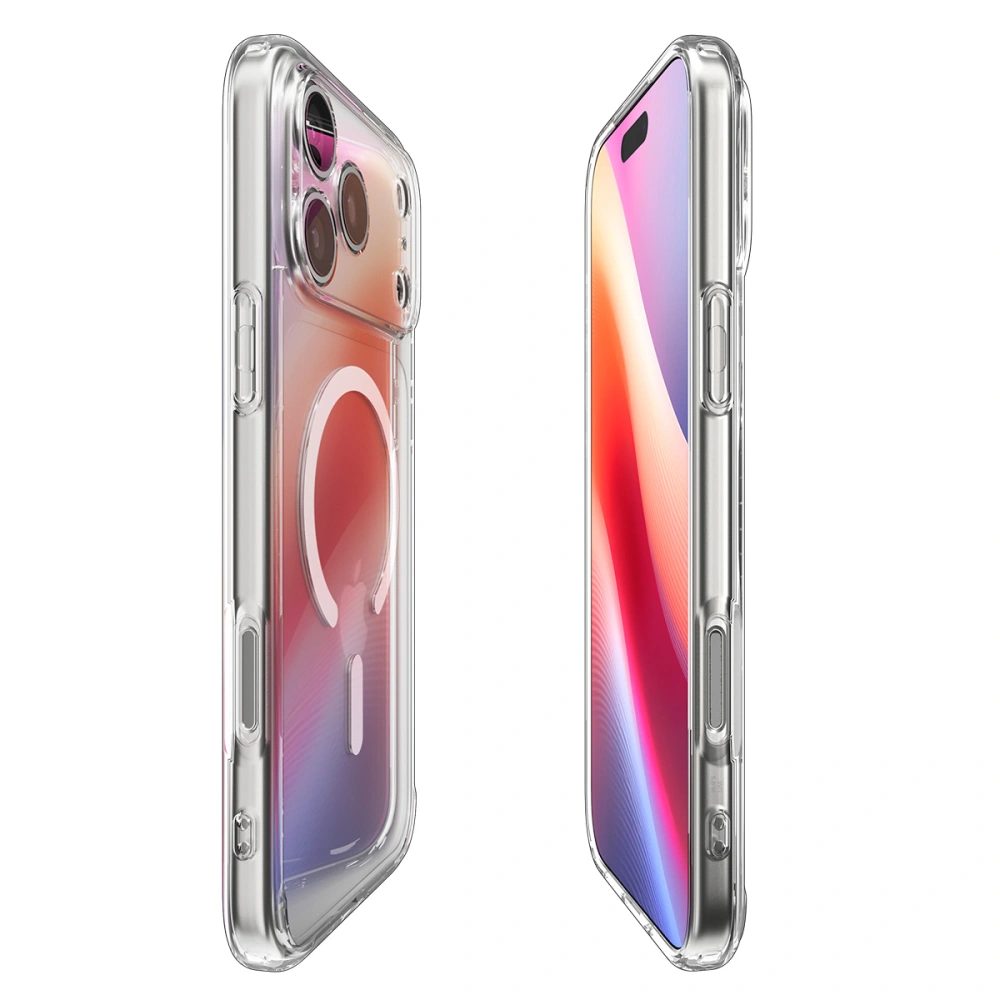 Spigen Ultra Hybrid Mag s MagSafe, iPhone 17 Pro, biely