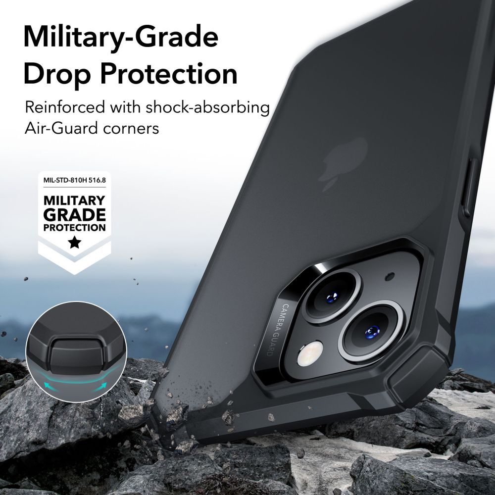 ESR Air Armor Obal, IPhone 14 Plus, čierny