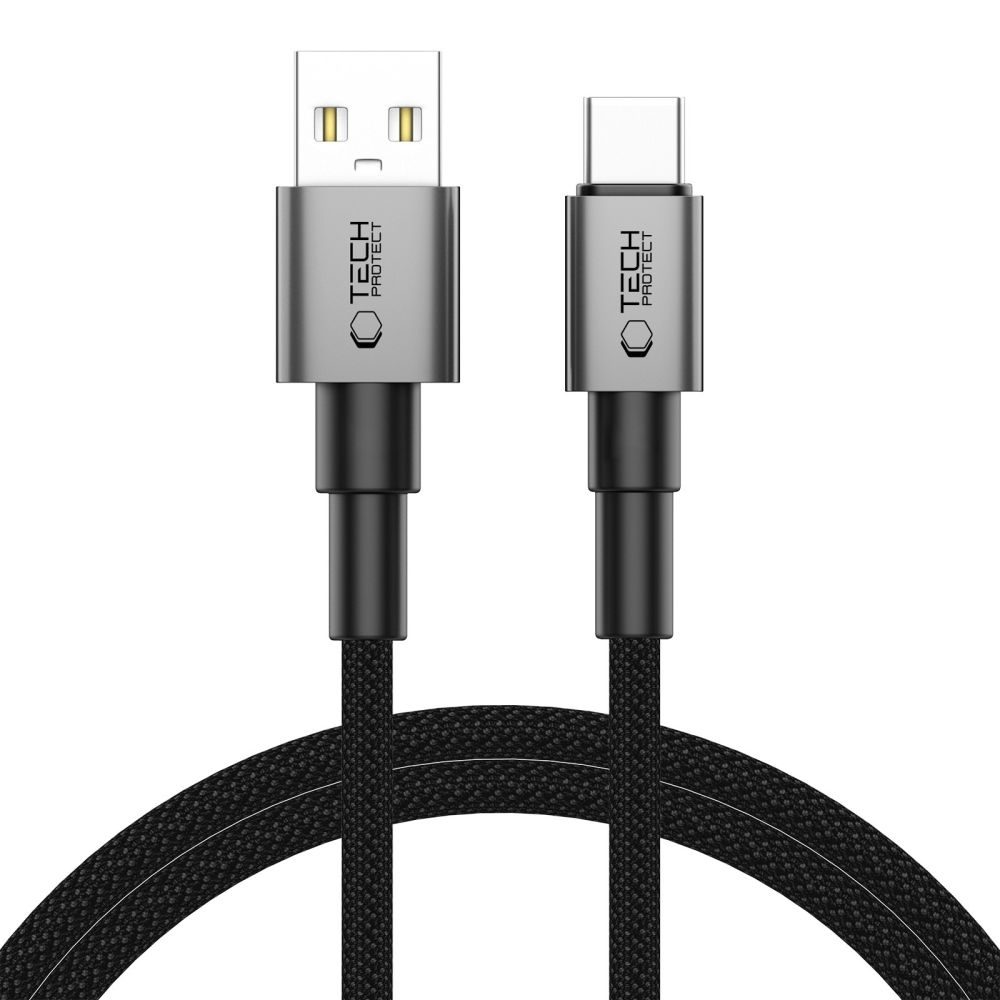 Tech-Protect UltraBoost DNA kábel USB-C, 15W/3A, 1m, szürke