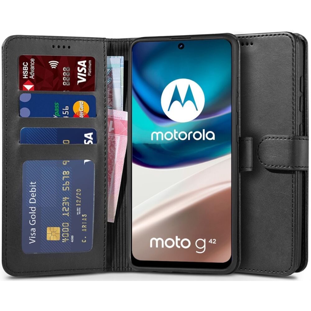 Tech-Protect Motorola Moto G42 Fekete Tok