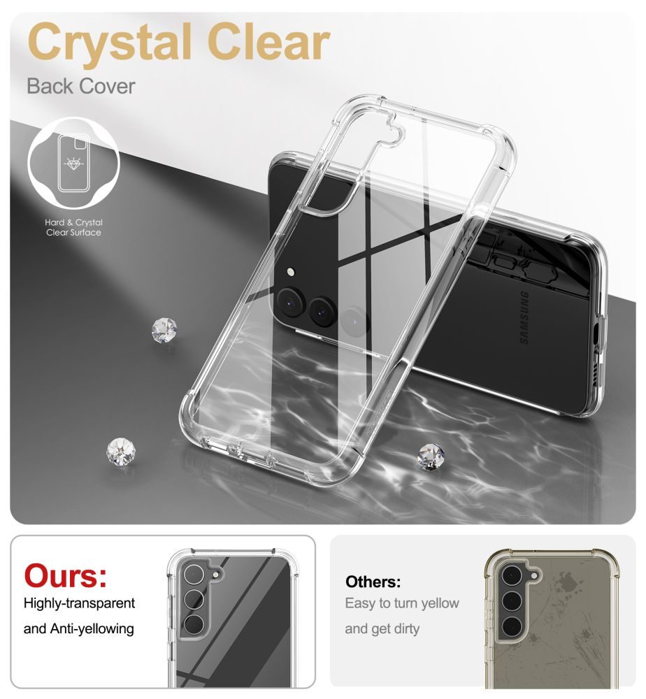 Tech-Protect Kevlar Púzdro, Samsung Galaxy S23, Priehľadné