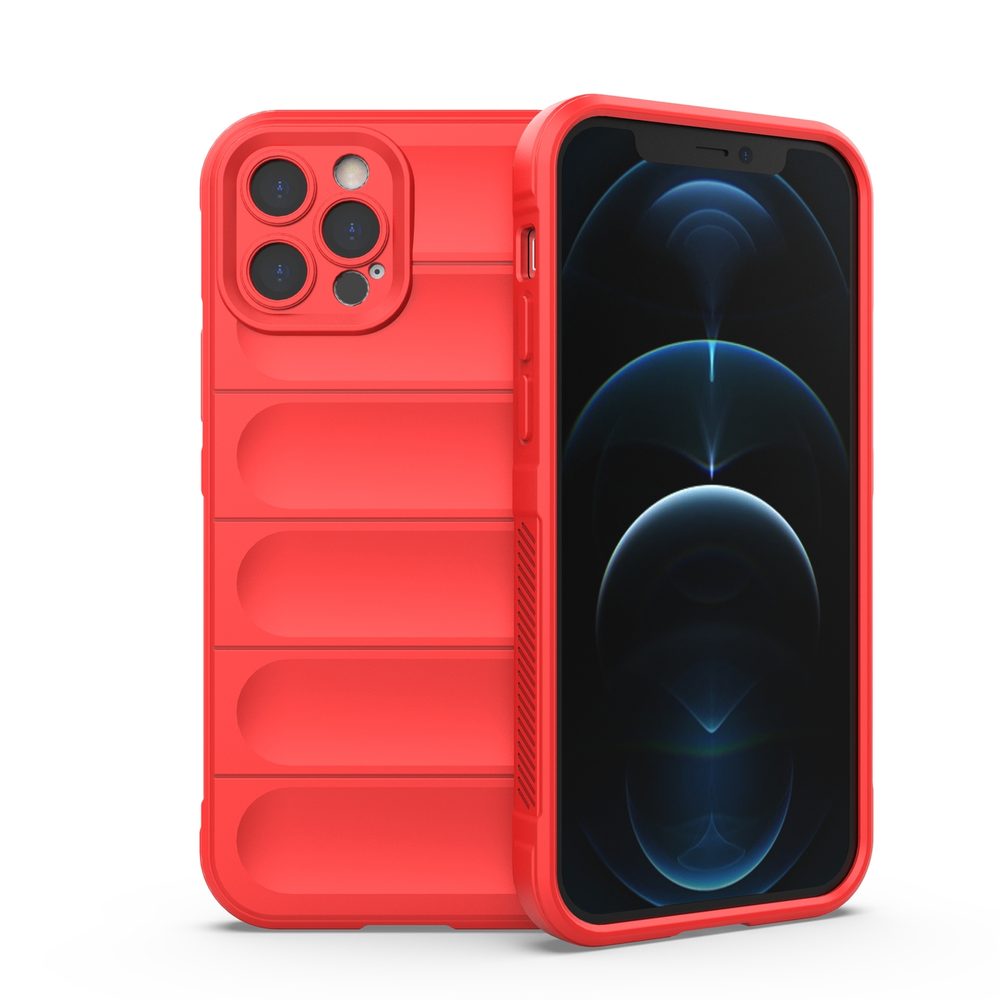 Magic Shield obal, iPhone 12 Pro, červený