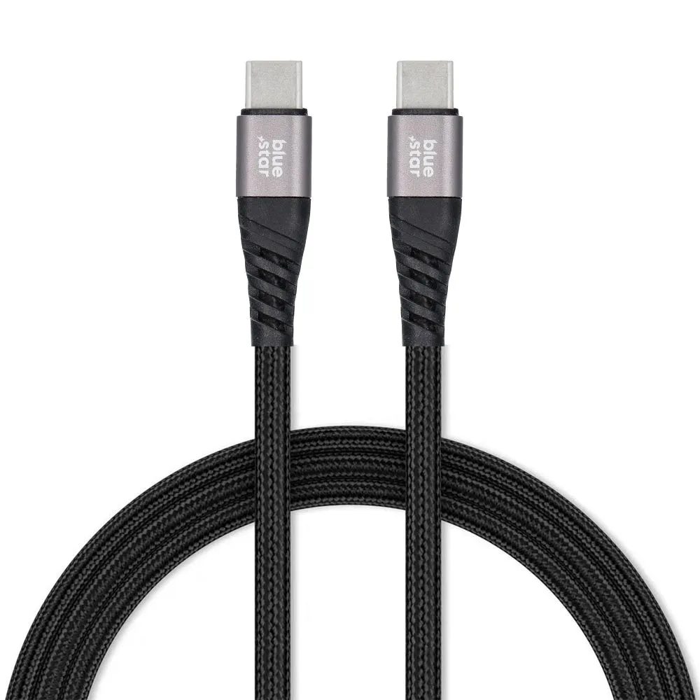 Levně BlueStar kabel USB-C - USB-C 1,2 m, černý