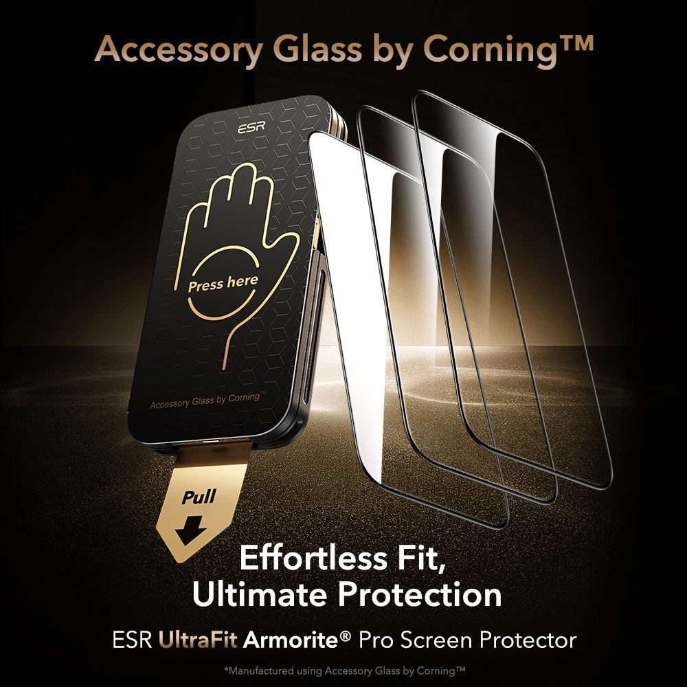 ESR Armorite Pro Tvrdené sklo UltraFit, iPhone 17 Pro Max