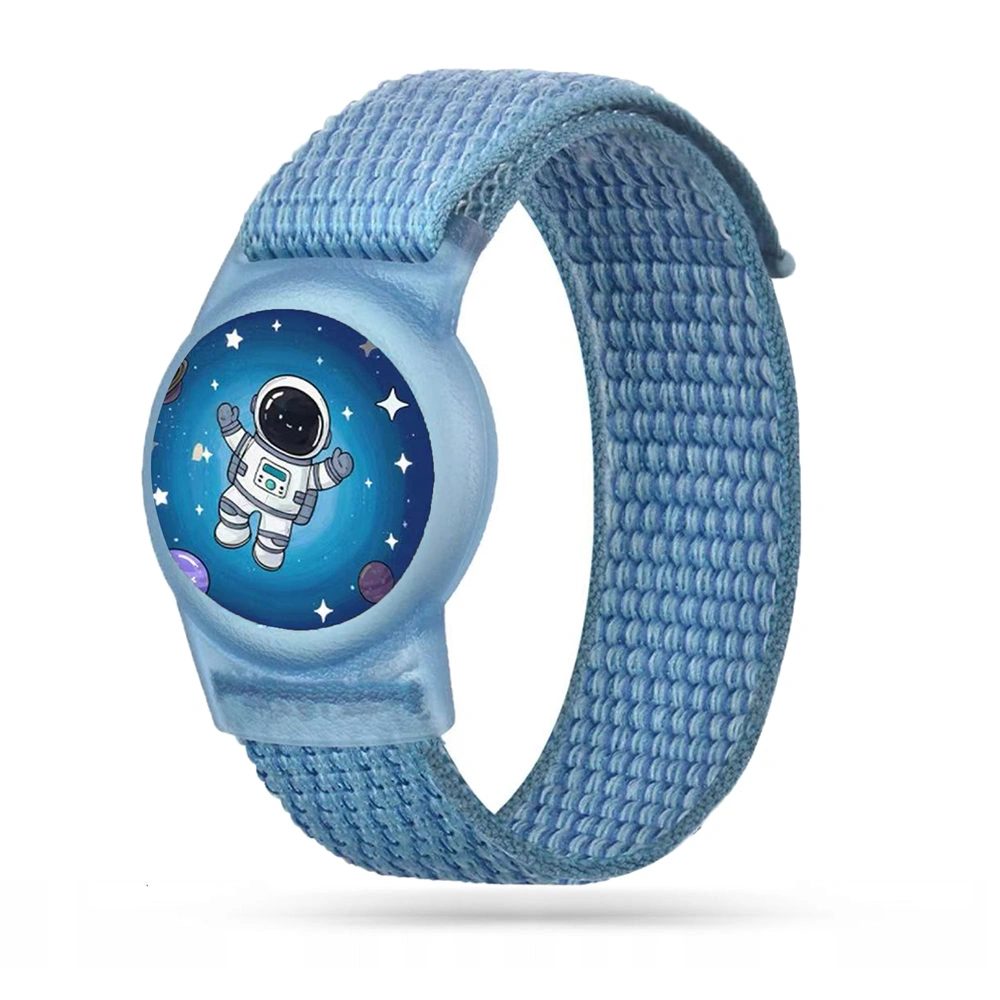 Tech-Protect Curea din Nylon pentru copii, Apple AirTag 1 / 2, astronaut