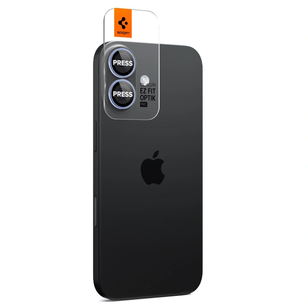 Spigen Optik.TR Ez Fit ochrana fotoaparátu, 2 kusy, iPhone 16 / 16 Plus / 17, modrá