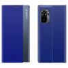 Xiaomi Redmi Note 10 Pro atverčiamas dėklas su langeliu – mėlyna