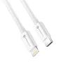 Forcell kabel USB-C - Lightning, MFi, 3A/9V, 30W, C901, 1 m, bijeli