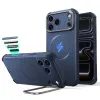 Kryt ESR Cyber Tough Kickstand MagSafe, iPhone 17 Pro Max / 18 Pro Max, modrý