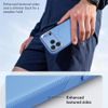 iPhone 17 Pro Max / 18 Pro Max vāciņš – ESR Cyber Armor Kickstand ar statīvu – gaiši zils