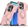 Camslide Stand obal, Xiaomi Redmi Note 13 4G, růžový