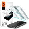 Spigen Glass.TR EZFit s aplikátorem, 2 kusy, Tvrzené sklo, iPhone 15 Pro Max