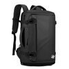 JP Rucksack B08 - 50x30x20 cm - Alltagsrucksack mit verstellbaren Schultergurten - Schwarz