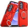 Camslide Stand obal, Samsung Galaxy A15, červený