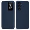 Tech-Protect Smart Wallet Schutzhülle für Samsung Galaxy S26 FE - Kartenfach und Smart Window - Blau