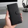 iPhone 17 Pro / 18 Pro vāciņš – Tech-Protect Wallet MagSafe – melns