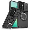 Camslide Stand Schutzhülle für Samsung Galaxy A27 - Integrierter Ständer mit Kamera-Schieber - Schwarz