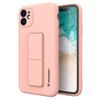 Wozinsky Kickstand kryt, iPhone 12 Pro, růžový