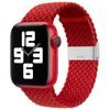 Strap Fabric remienok pre Apple Watch 6 / 5 / 4 / 3 / 2 (44 mm / 42 mm) červený