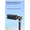 LanParte PMH-C3 supporto telescopico per fotocamere 360° e action cam per moto, 1,5 m, fissaggio a 3 punti, sistema a sgancio rapido