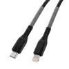 Forcell Carbon kabel, USB-C - Lightning, Power Delivery, PD27W, CB-01C, černý, 1 m