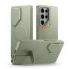 Suritch MagSafe Kickstand Camprotector obal Samsung Galaxy S25 Ultra, zelený
