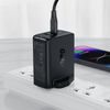 Acefast punjač GaN 65W 3 porta (1x USB, 2x USB-C PD) UK utikač, crni (A44)