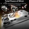 iPhone 18 Pro Max kameros apsauginis stiklas – ESR Armorite Pro grūdintas stiklas – sidabrinė