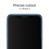 Spigen Full Cover Glass FC Folie de sticlă securizată, 2 bucăți, iPhone 7 / 8 / SE 2020, neagră