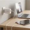 Tech-Protect NCA65W-GAN Caricatore 2 porte PD 65 W / QC 3.0, bianco