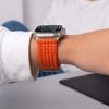 Apple Watch 8 / 9 / 10 / 11 / 12 / SE / Ultra (44 / 45 / 46 / 49 mm) apyrankė – Tech-Protect Nylon Sport – oranžinė