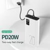 Powerbanka 20000mAh, PD 22,5W, QC3.0, bílá