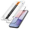 Spigen Glass.TR EZFit FC s aplikátorom, Tvrdené sklo, iPhone 15 Pro, čierne