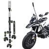 LanParte PMH-C3 supporto telescopico per fotocamere 360° e action cam per moto, 1,5 m, fissaggio a 3 punti, sistema a sgancio rapido