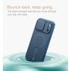 Husă Suritch AirBounce Bumper MagSafe cu Suport și Protecție Cameră, iPhone 17 Pro Max / 18 Pro Max, albastru deschis